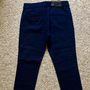 Navy blue work pants.
